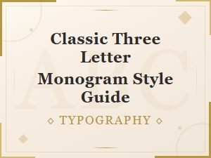 Classic Three Letter Monogram Style Guide: Traditional Etiquette and Design Tips